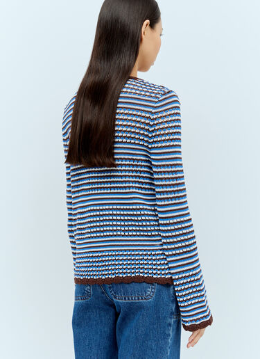 A.P.C. 크로셰 스트라이프 가디건  브라운 apc0256001