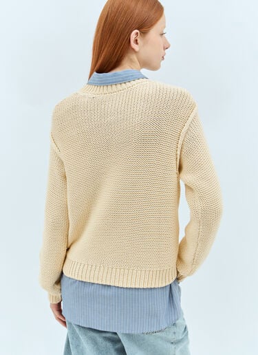コットンブレンドセーター A.P.C. コットンブレンドセーター ベージュ apc0257010