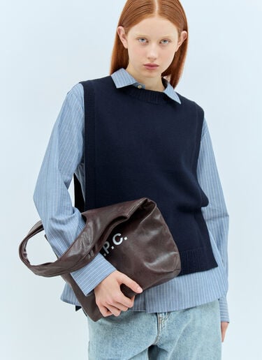 Ninon Small Tote Bag A.P.C. Ninon Small Tote Bag Brown apc0257024