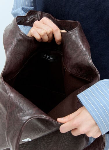 Ninon Small Tote Bag A.P.C. Ninon Small Tote Bag Brown apc0257024