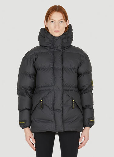 Logo Print Puffer Jacket adidas by Stella McCartney Logo Print Puffer Jacket Black asm0250009