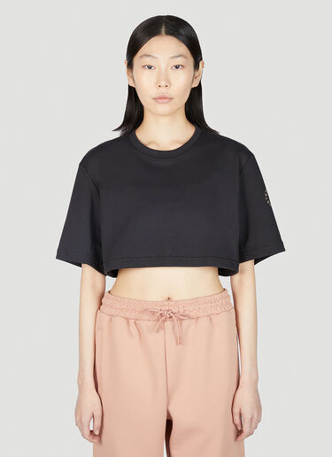 adidas by Stella McCartney Future Playground Cropped T-Shirt Black asm0251010