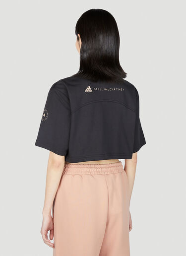 adidas by Stella McCartney Future Playground Cropped T-Shirt Black asm0251010