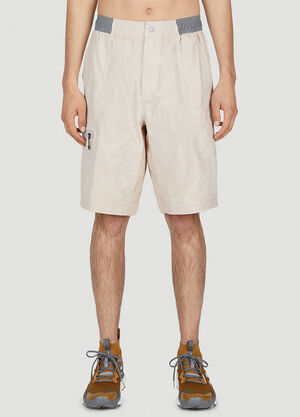 adidas Terrex x And Wander Logo Print Technical Shorts Beige ata0152002