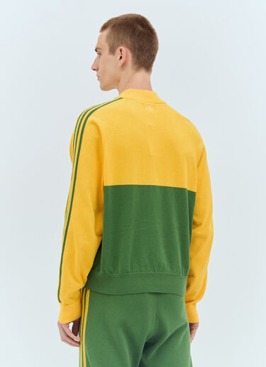 Knit Zip-Up Track Jacket adidas by Wales Bonner Knit Zip-Up Track Jacket Green awb0357001
