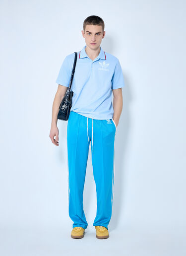adidas by Wales Bonner 로고 모티프 폴로 셔츠 블루 awb0359020