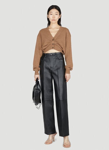 Alexander Wang 垂褶开衫 棕色 awg0251028