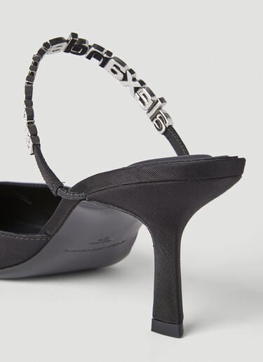 Alexander Wang Delphine Logo Strap Mules Black awg0251052
