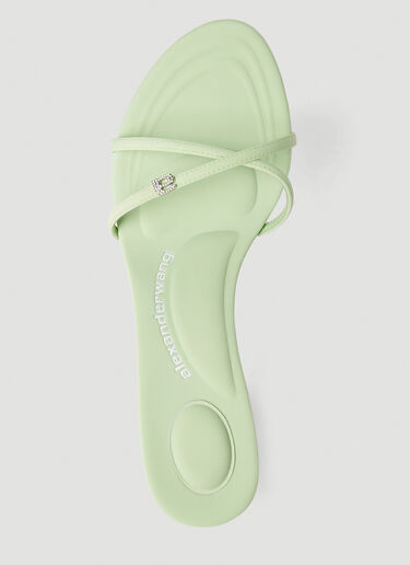 Dahlia Kitten Heel Sandals Alexander Wang Dahlia Kitten Heel Sandals Green awg0251058