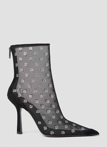 Delphine Crystal Boots Alexander Wang Delphine Crystal Boots Black awg0252019