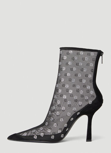 Delphine Crystal Boots Alexander Wang Delphine Crystal Boots Black awg0252019