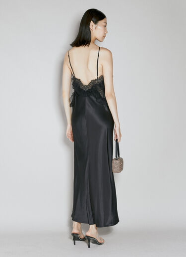 Alexander Wang 蕾丝组合中长连衣裙 黑 awg0253020