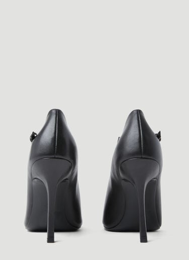 Alexander Wang Delphine Ankle Strap Pumps Black awg0254016