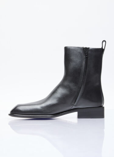 Throttle Leather Ankle Boot Alexander Wang Throttle Leather Ankle Boot Black awg0255047