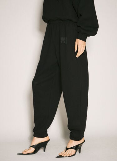 Alexander Wang 基础款毛圈运动裤 黑色 awg0257014
