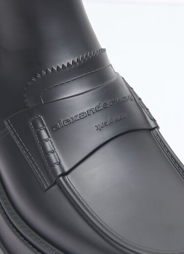 Carter 厚底雨靴 Alexander Wang Carter 厚底雨靴 黑色 awg0257020