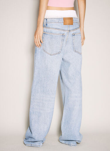 브리프 허리밴드 벌룬 진 Alexander Wang 브리프 허리밴드 벌룬 진 블루 awg0257031