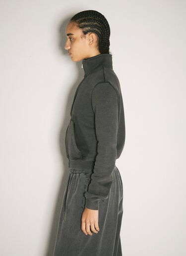 Alexander Wang 섀도우 포켓 맨투맨 블랙 awg0258003