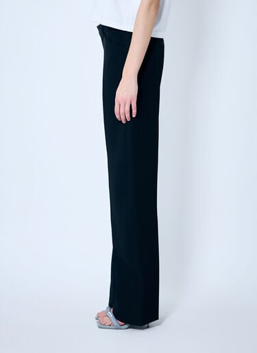 Bowed Leg Mid Rise Pants Alexander Wang Bowed Leg Mid Rise Pants Black awg0259002