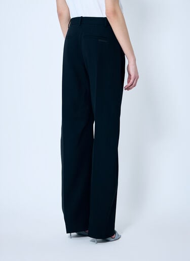 Bowed Leg Mid Rise Pants Alexander Wang Bowed Leg Mid Rise Pants Black awg0259002