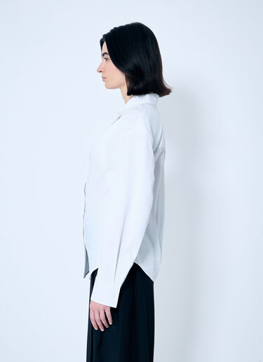Alexander Wang 디컨스트럭티드 버튼-다운 셔츠  화이트 awg0259003