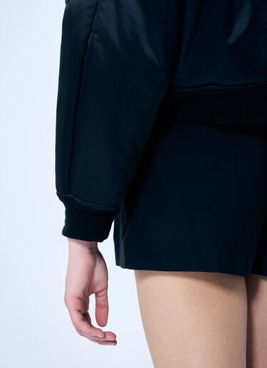 Alexander Wang 로고 자수 봄버 재킷  블랙 awg0259010
