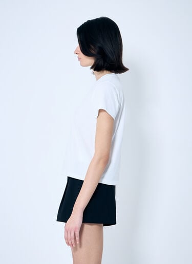 Essential Shrunken Puff Logo T-Shirt Alexander Wang Essential Shrunken Puff Logo T-Shirt White awg0259022