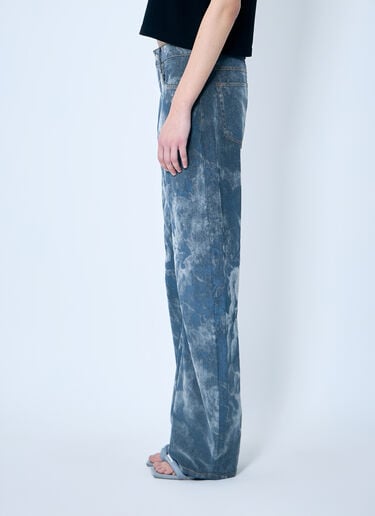 Low Rise Clouding Flocking Jeans Alexander Wang Low Rise Clouding Flocking Jeans Grey awg0259025