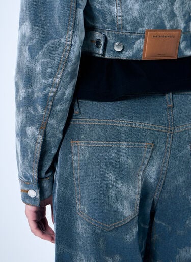 Slim Trucker Jacket Alexander Wang Slim Trucker Jacket Grey awg0259026