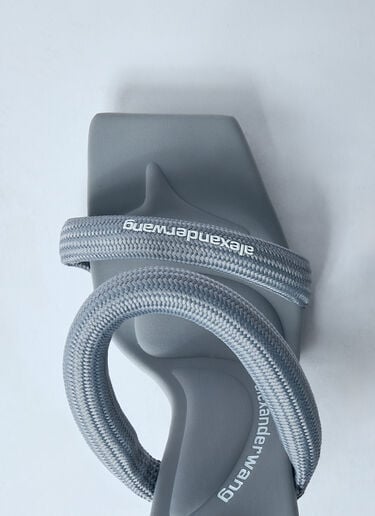Alexander Wang Julie Tubular Heeled Sandals Grey awg0259033