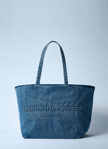 Denim Punch Tote Bag Alexander Wang Denim Punch Tote Bag Blue awg0259045