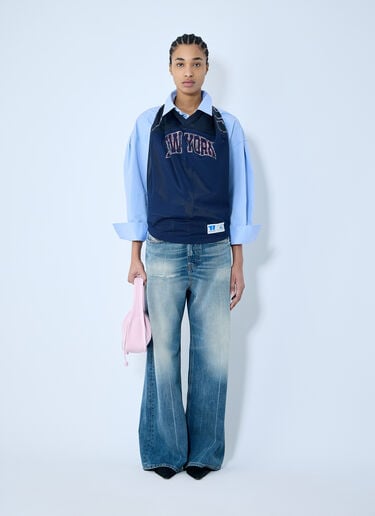 ジャージーホルターネックトップ Alexander Wang ジャージーホルターネックトップ ネイビー awg0260002