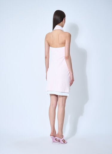 Alexander Wang Layered Mini Polo Dress Pink awg0260004