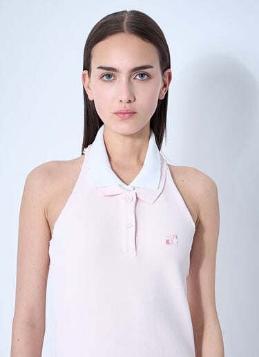 Alexander Wang Layered Mini Polo Dress Pink awg0260004