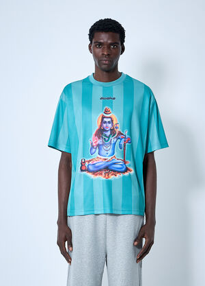 Awake NY ロゴモチーフTシャツ グリーン awk0160011