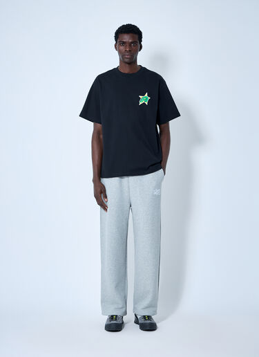 Awake NY Logo Motif T-Shirt Black awk0160014