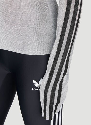 Metallic Logo Top Balenciaga x adidas Metallic Logo Top Silver axb0251007
