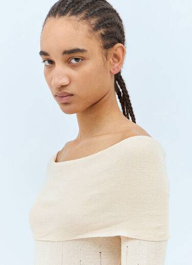 Deva Knit Dress Aya Muse Deva Knit Dress Beige aym0257005