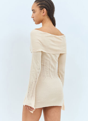 Deva Knit Dress Aya Muse Deva Knit Dress Beige aym0257005