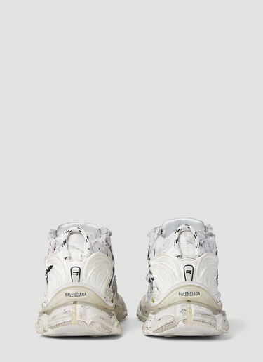 Balenciaga Graffiti Runner Sneakers White bal0152004