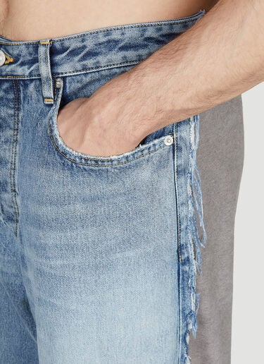 Hybrid Baggy Jeans Balenciaga Hybrid Baggy Jeans Blue bal0152044