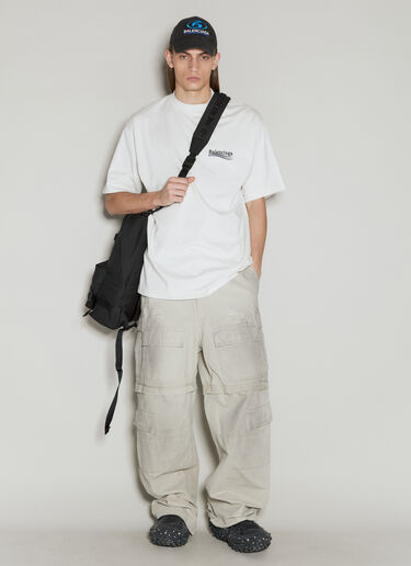 Balenciaga Large Fit T-Shirt White bal0153012