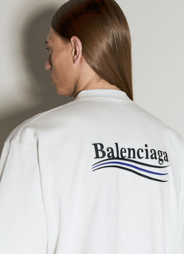 Balenciaga Large Fit T-Shirt White bal0153012