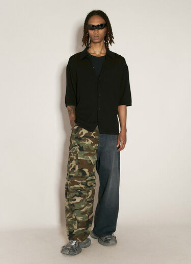 Camo Hybrid Baggy Pants Balenciaga Camo Hybrid Baggy Pants Grey bal0156009