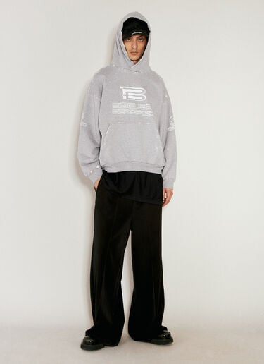AI Generated Hooded Sweatshirt Balenciaga AI Generated Hooded Sweatshirt Grey bal0156010