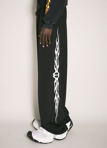 Burning Unity Baggy Trackpants Balenciaga Burning Unity Baggy Trackpants Black bal0157002