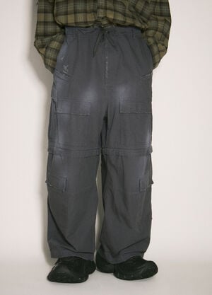 Balenciaga 라지 카고 팬츠 그레이 bal0157023