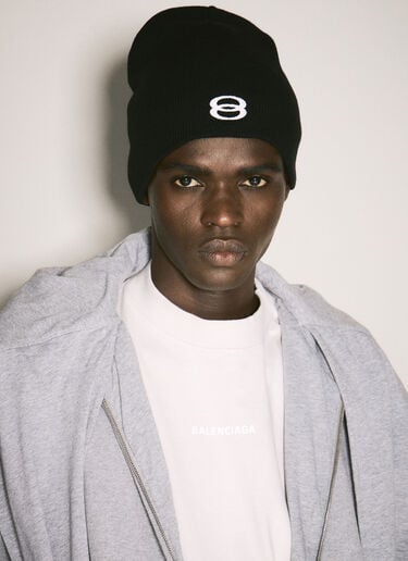 Unity Beanie Hat Balenciaga Unity Beanie Hat Black bal0157039