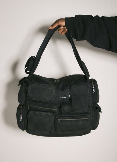 슈퍼비지 라지 슬링백 Balenciaga 슈퍼비지 라지 슬링백 블랙 bal0157051