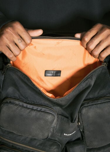 Balenciaga 슈퍼비지 라지 슬링백  블랙 bal0157051